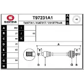 EAI Antriebswelle T97231A1