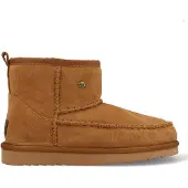 Warmbat Hausschuhe Wallaby Suede Damen Stitch Damen Cognac-Schuhgröße 39
