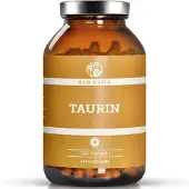 QIDOSHA Taurin Kapseln hochdosiert, 2000 mg L-Taurin Tagesportion, 240 Kapseln