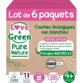Love & Green Pure Nature Windeln