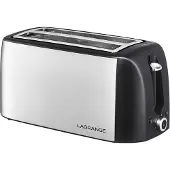 Lagrange 519010, 2 Scheibe(n), Schwarz, Edelstahl, Kunststoff, Edelstahl, Tasten, Drehregler, 1400 W, 230 V