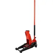 Ks Tools performance Hydraulischer Stahl-Wagenheber, 2500 kg, flach, Hubhöhe: 75-510 mm