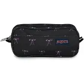 JanSport Schlampermäppchen Accessory Pouch Bad Bows schwarz