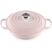 Le Creuset Gusseiserner Bräter, 26 cm, 2,2 L, Muschelrosa