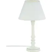 Atmosphera Tischlampe Classico - Holz - Weis - H 36 cm - Design - Stehlampe