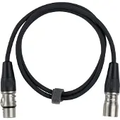 Fuj:tech XLR Male to Female Microphone Cable, 20 m, Black