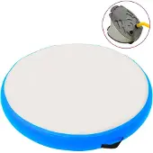 vidaXL Aufblasbare Gymnastikmatte mit Pumpe 100x100x20 cm PVC Blau