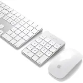 Satechi ALUMINUM RECHARGEABLE BT KEYPAD SILV. GR, Numerisch, Universal, MacBook Pro (14-inch, M4/M5) MacBook Pro (14-inch, M4 Pro, 2024) MacBook Pro (16-inch, M4 Pro,..., Silber, Space gray, Kabellos