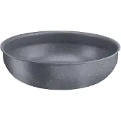 Lagostina Ingenio, Rund, Wok-/Bratpfanne, Grau, Aluminium, Keramik, Elektro, Gas, Induktion, 28 cm