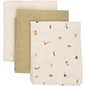 Pippi Organic Cloth 3 Pack 70x70 Cm Musselin