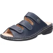 Finn Comfort , Menorca-Soft, Damen Pantolette, Soft-Fußbettung, Atlantic, - Damenschuhe Pantolette / Zehentrenner, Blau