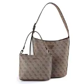 GUESS Jeans Damen Handtasche in Beige SG697404_BELATTEL