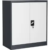 VCM Stahlschrank abschliessbar Malivo 2fach