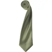 Premier Herren-Krawatte aus Satin (schmale Klinge) (Olive)
