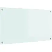 vidaXL Küchenrückwand Milch 90 x 50 cm Gehärtetes Glas