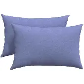 vidaXL Sofakissen 2 pcs Jeans blau 60 x 40 cm Stoff