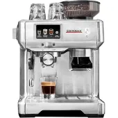 Gastroback Design Espresso Barista Touch, Espressomaschine, 2 l, Kaffeebohnen, Kaffeepad, Gemahlener Kaffee, Eingebautes Mahlwerk, 1600 W, Edelstahl