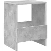 vidaXL Magazinregal Beton Grau 35 x 30 x 45 cm