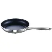 Schulte Ufer Schulte-Ufer RIO 695824I Bratpfanne, 24 cm max. Durchmesser, Edelstahl, Induktionsherd-geeignet, Antihaftbeschichtung