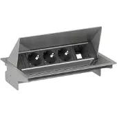 Bachmann CONEO SET 3x Schutzkontakt 1x ABD, silberfarben
