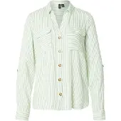 Vero Moda Hemd Bumpy 10275283 Grün Regular Fit