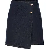 Y.A.S Lisana Denim Kurzer Rock Mit Hoher Taille