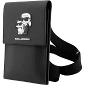 Karl Lagerfeld Saffiano Metal Logo Nft-handytasche