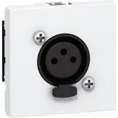 Legrand 078755 XLR 3-polige Anschlusseinheit (SK), Schraubklemmenanschluss 1 mm2 . Farbe: weiß