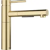 BLANCO ALTA-S II Küchenarmatur Wasserhahn Hochdruck satin gold Schlauchbrause