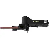 Rodcraft Druckluft-Bandschleifer RC7155, Schleifband 330 x 10 mm, 300 W, Drehzahl 18000 U/min, inkl. 3 Schleifbänder (80, 100, 200),