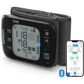 Omron Handgelenk-Blutdruckmessgerät "RS7 Intelli IT, lautlose Messung, mit kostenloser App, 2 Nutzer" klinisch validiert – auch bei Übergewicht, mit Positionierungssensor