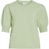 Vila Strickpullover "VIRIL 2/4 SLEEVE O-NECK KNIT TOP - NOOS"