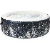Intex 28494NP Whirlpool Glow Deluxe Bubble SPA 196x71cm aufblasbar 4 Personen App Steuerung