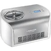 Lagrange Glaces Créativ, 1,2 l, 1 Becken, Silber, Weiß, 30 min, Kunststoff, Edelstahl, 260 mm