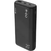 Tracer TRABAT47094 Powerbank Externer Akku 20000 mAh 1x USB-C PD 20W 1x USB QC 3.0 Schwarz