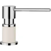BLANCO LATO Spülmittelspender SILGRANIT-Look zweifarbig softweiß/chrom
