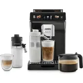 De'Longhi Delonghi ECAM452.57.G Eletta Explore Vollautomatische Espressomaschine, Kunststoffgehäuse, Touchscreen, Integriertes Mahlwerk, Milchaufschäumer, Wasserfilter