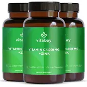 Vitabay Vitamin C 1000 mg + Zink 600 St Tabletten