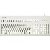 Cherry G80-3000 - Tastatur - PS/2, USB - USA - Hellgrau