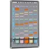 Eichner Stecktafel T-Card System inkl. Zubehör, 605 x 652 mm