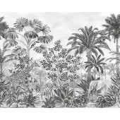 Overig Vliestapete "Digitaldruck Vlies - Jungle Evolution - Größe 350 x 280 cm" bedruckt glatt Kinderzimmer