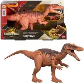 Mattel Jurassic World Wild Roar Dinosaurier-Actionfigurspielzeuge, Spielzeug, Beißangriff und Brüllgeräusch, 4 Jahr(e), Gemischte Farben, Kunststoff