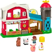 Fisher-Price Little People Pflegespaß Bauernhof Spielset Lernspielzeug für Kleinkinder, mehrsprachige Version, 1 Jahr(e), Mehrfarbig, Kunststoff