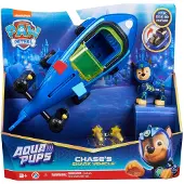 Spin Master PAW Patrol , Aqua Pups - Basis Fahrzeug Spielzeugauto mit Welpenfigur - sortiert, Zufallsauswahl, Fahrzeug, 3 Jahr(e), Kunststoff, Blau, Gelb