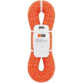 Petzl - Semistatisches Seil zum Höhlenwandern, Canyoning und Bergsteigen - Push + 9 Mm Orange - Größe 60 m