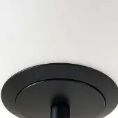 LUCANDE LED-Stehleuchte Darrow, schwarz/opal, Glas, dimmbar