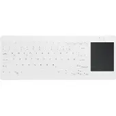 Contour Design Design Active Key QuickClean Medizinische Tastatur IP68 Touchpad Mini Kabelgebunden Weiß DE C4412, Mini, Kabelgebunden, USB, Scherenschalter, QWERTZ, Weiß