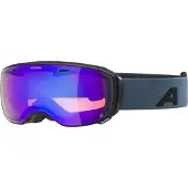 Alpina Skibrille Estetica Q Unisex Black/Dirtblue Matt