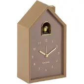 Karlsson - Wecker Modern Cuckoo Oro - Braun - 15x11.5x20cm