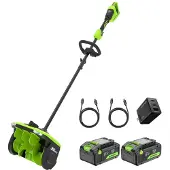 Greenworks POWERALL 48V (24V x 2) Schneefräse – 2x 4Ah Akku